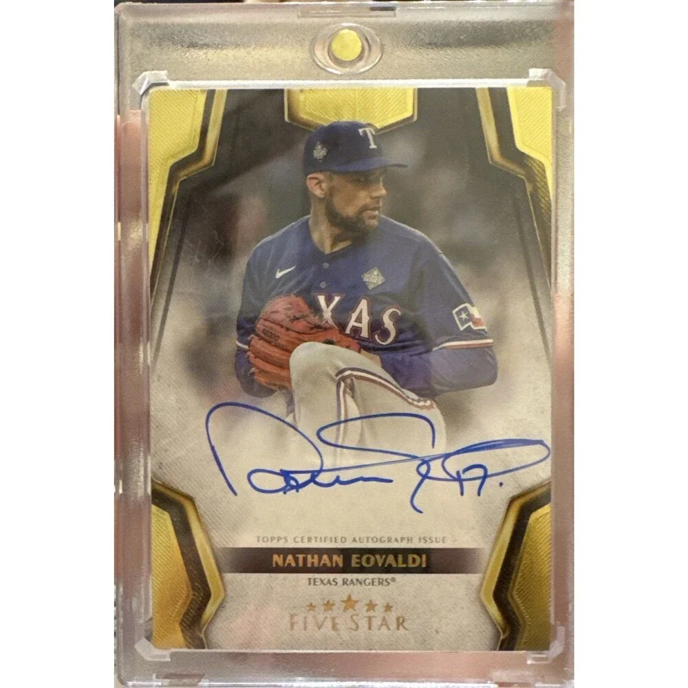 2024 Topps Five Star Nathan Eovaldi Five Star Base Autographs Texas Rangers